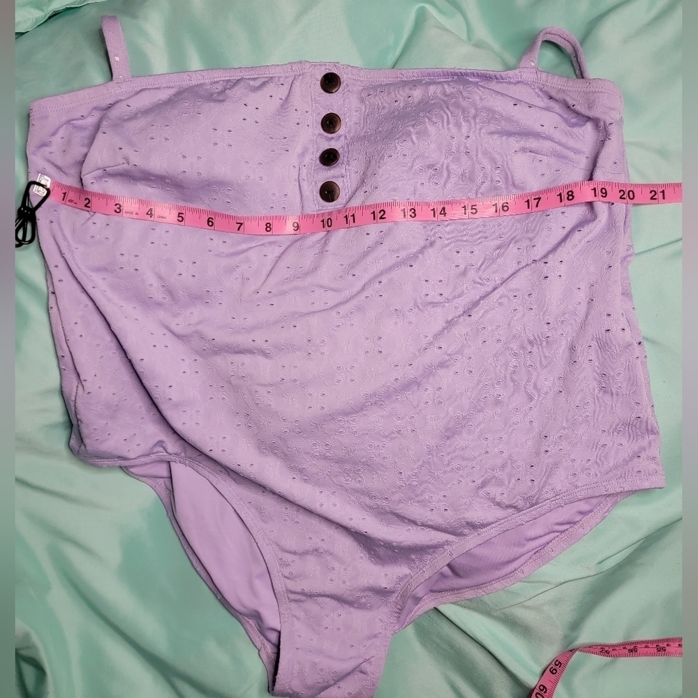 Womens No Boundries Purple Swimsuit Size 3x (23-25)